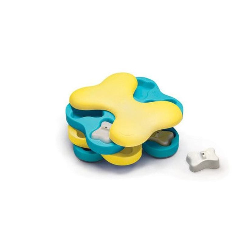 Jouet puzzle interactif Nina Ottosson Dog Tornado avec trois niveaux rotatifs et couvercles en forme