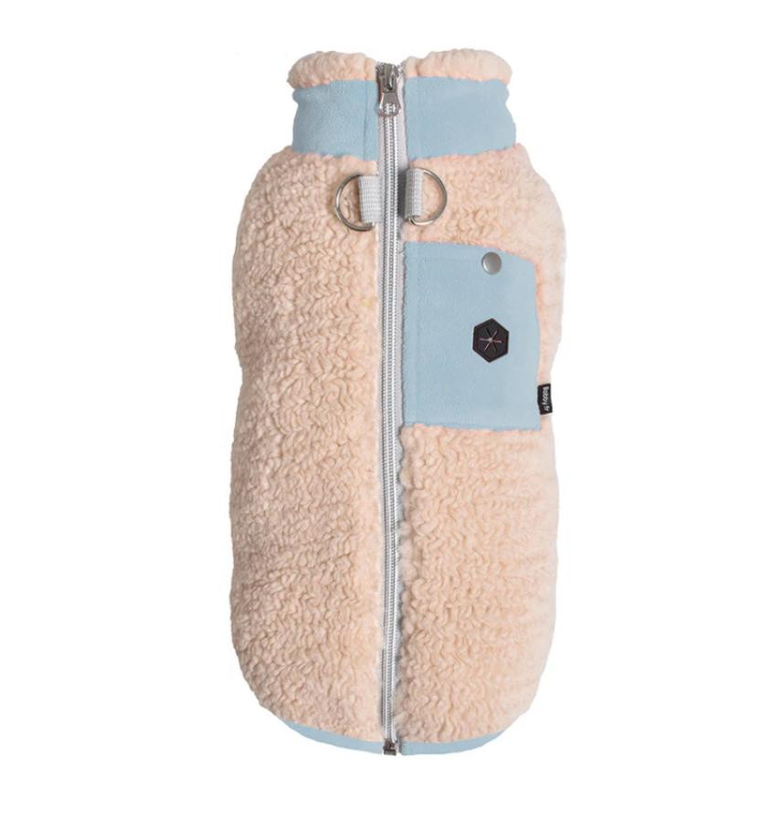 Sweat Chaud CROCI 40m - Alpaga bleu, sherpa, parfait pour chien froid