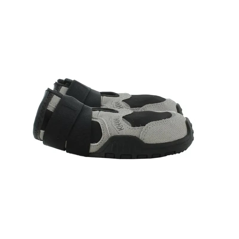 Vue inférieure de la paire de bottes pour chien I-DOG Khan montrant le motif de semelle en caoutchou