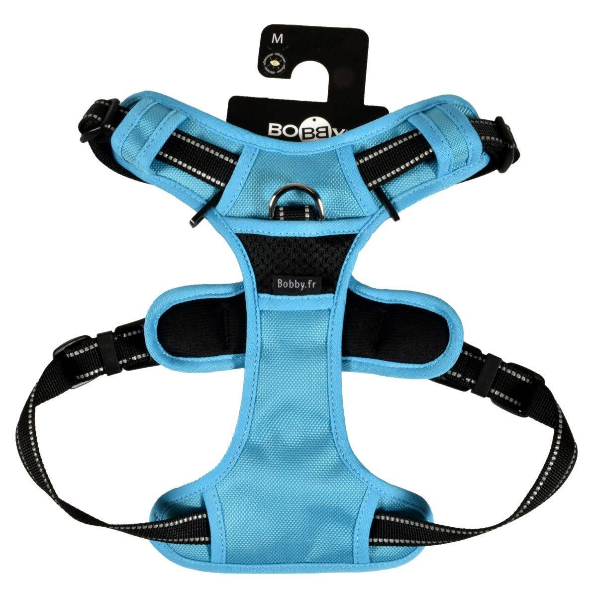 Croci Rando Walk harness for dogs and cats, back view showing adjustable straps and padded chest pie