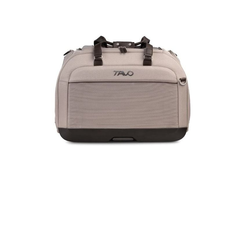 Packshot du siège auto et sac de transport Tavo Pets Hendrick avec poignée supérieure et panneau ava