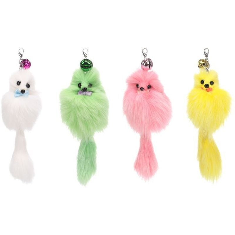 Flamingo 1116212 Ronja Hérisson, jouet interactif chat hérisson, peluche fourrure lapin et clochette