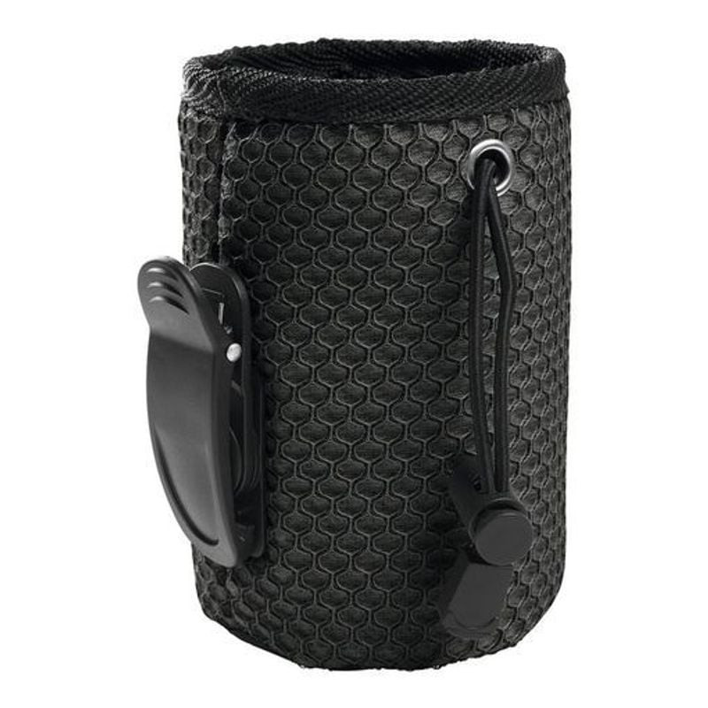 Sac à friandises HUNTER Hilo Basic gris anthracite, vue de face montrant le matériau mesh et le clip