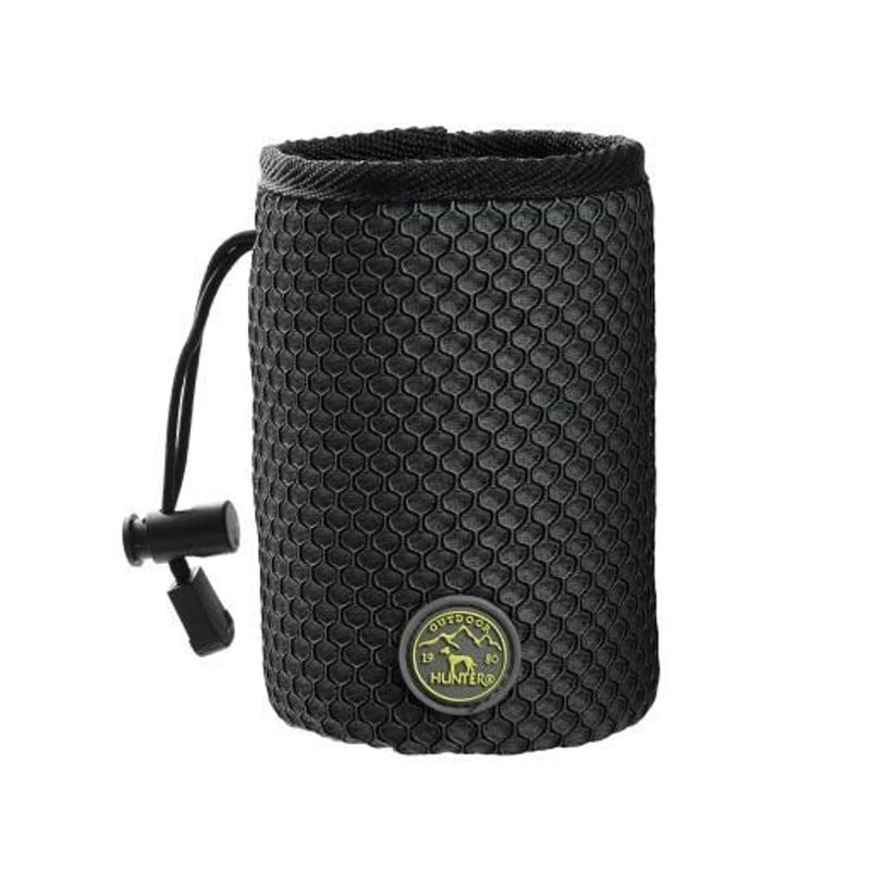 Sac à friandises HUNTER Hilo Basic gris anthracite, vue arrière montrant l'attache du clip et les di
