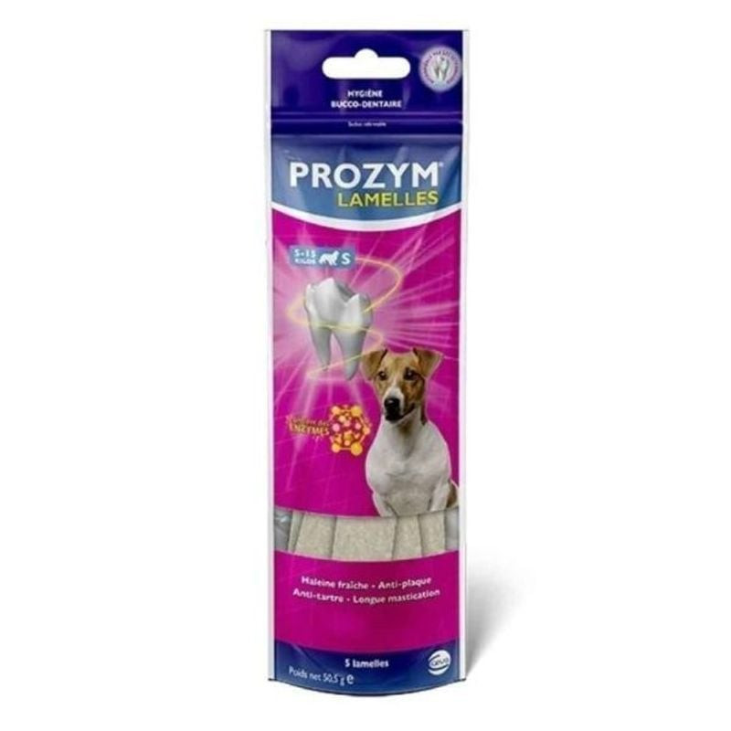 Packshot des lamelles à mâcher PROZYM pour petits chiens 5-15 kg