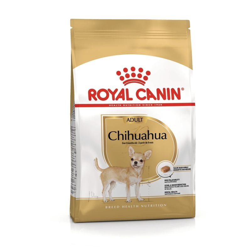 Packshot du sac de croquettes Royal Canin Chihuahua Adult.