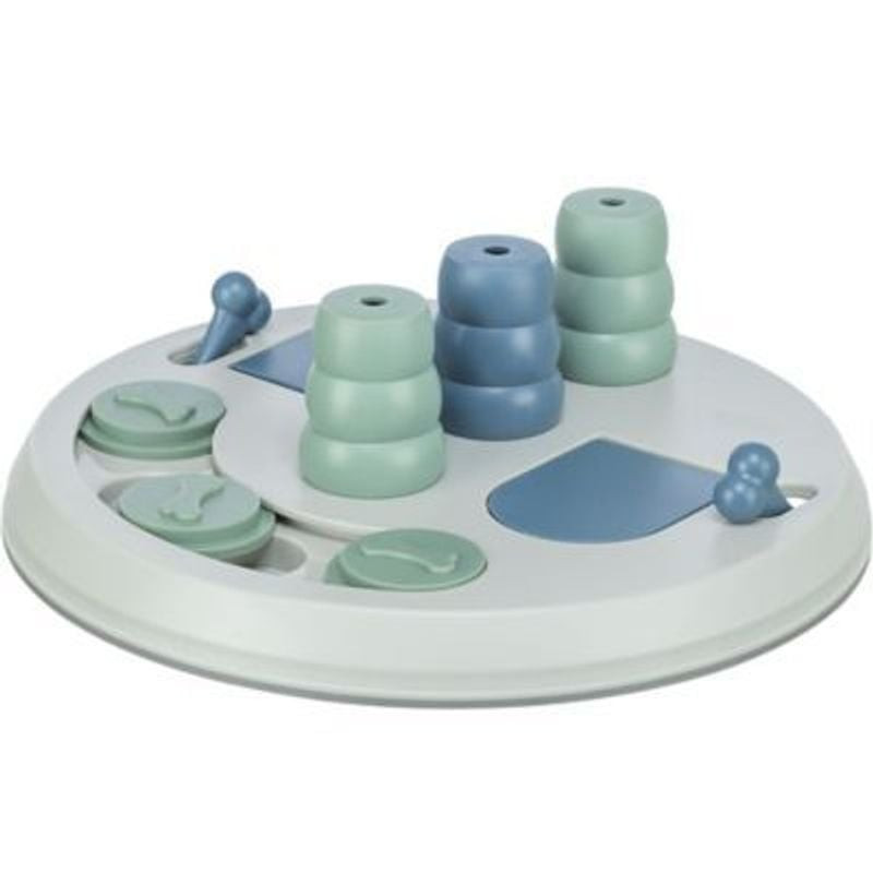 Jeu interactif TRIXIE Flip Board XXL pour grands chiens, compartiments sous cônes et couvercles sur 