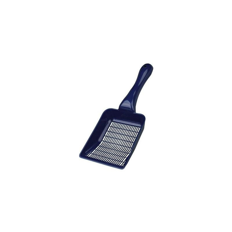 Pelle à litière Trixie Ultra XL pour chat – Gros plan sur la tête de tamis montrant les fentes et le