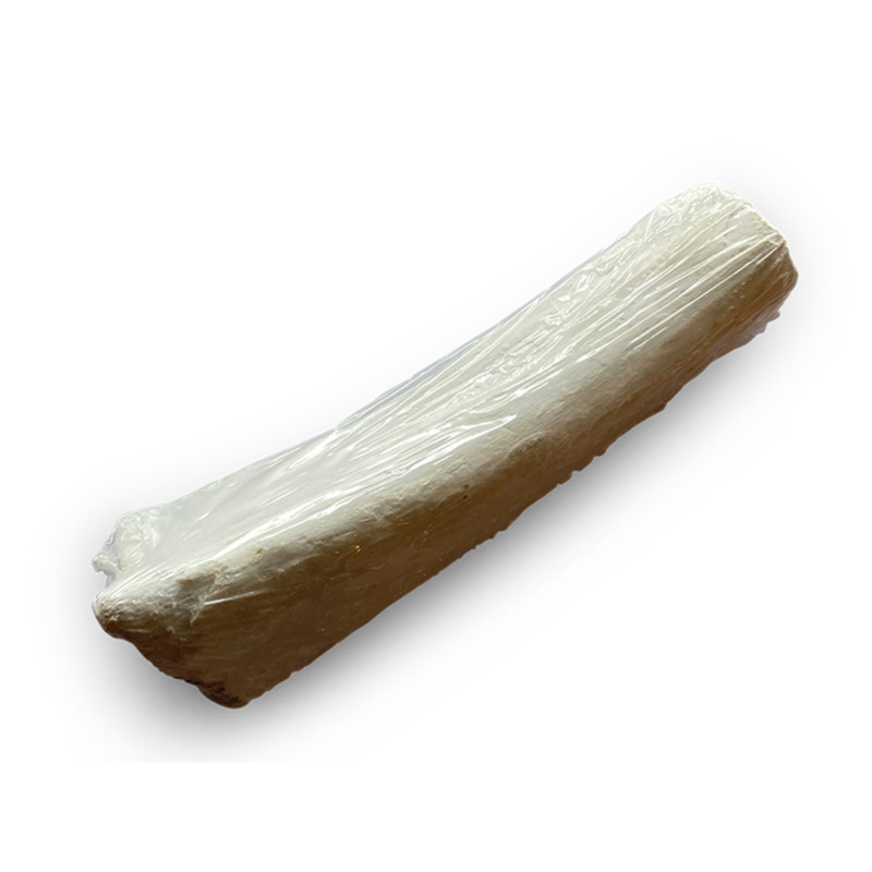 Packshot of VADIGRAN Butcher Natural calcium bone stuffed with liver dog treat, showcasing the bone 