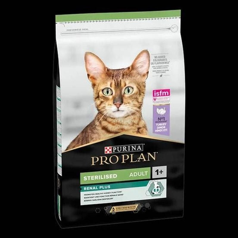 Packshot du sac de 10 kg de croquettes Pro Plan pour chat stérilisé dinde