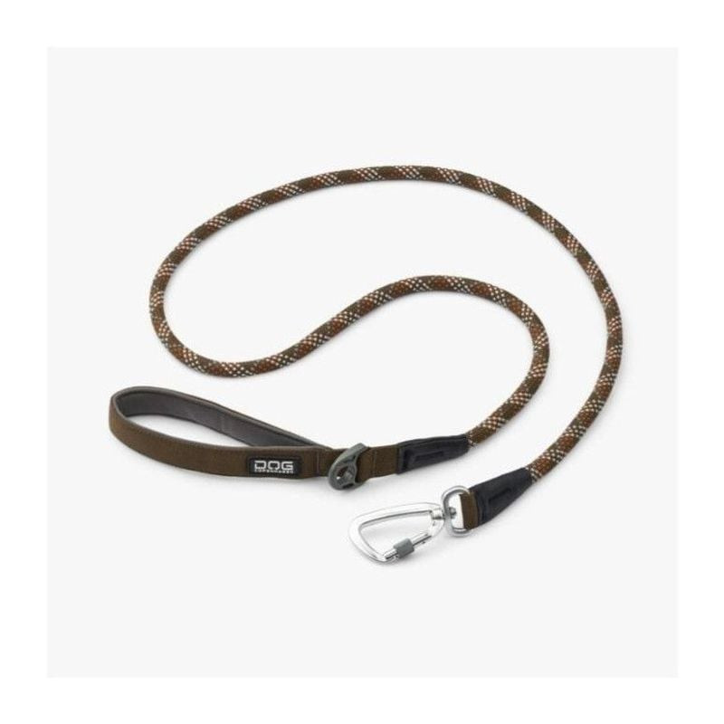 Laisse en corde DOG Copenhagen Urban Rope pour chien avec bandes réfléchissantes et poignée rembourr