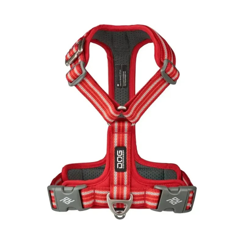Packshot du harnais Comfort Walk Air Dog Copenhagen rouge classique taille S pour chien, avec boucle