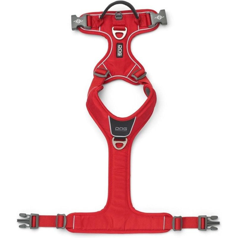 Vue arrière du harnais DOG COPENHAGEN Comfort Walk Pro avec attache de laisse et détails réfléchissa