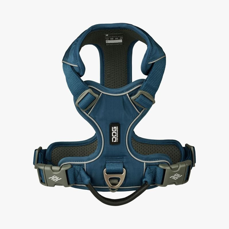 Harnais DOG Copenhagen Comfort Walk Pro en vue de face sur fond blanc, montrant les sangles ajustabl