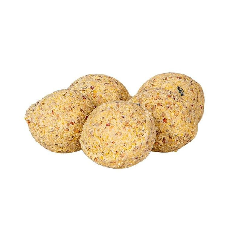 Gros plan d'une boule de graisse Emma montrant la texture du suif.