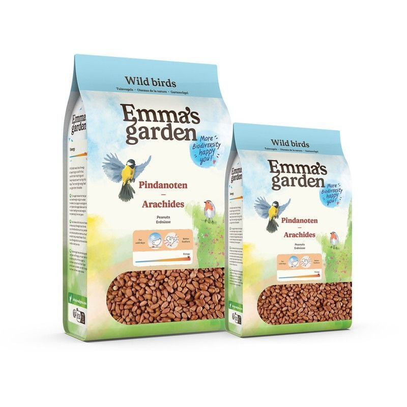 Dos du sachet d'arachides pelées Emma's Garden, détails du produit 1963860.