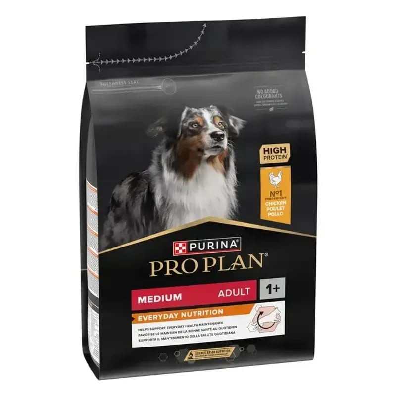 Sac de croquettes Purina Pro Plan 1967398 pour chien adulte medium, formule au poulet.