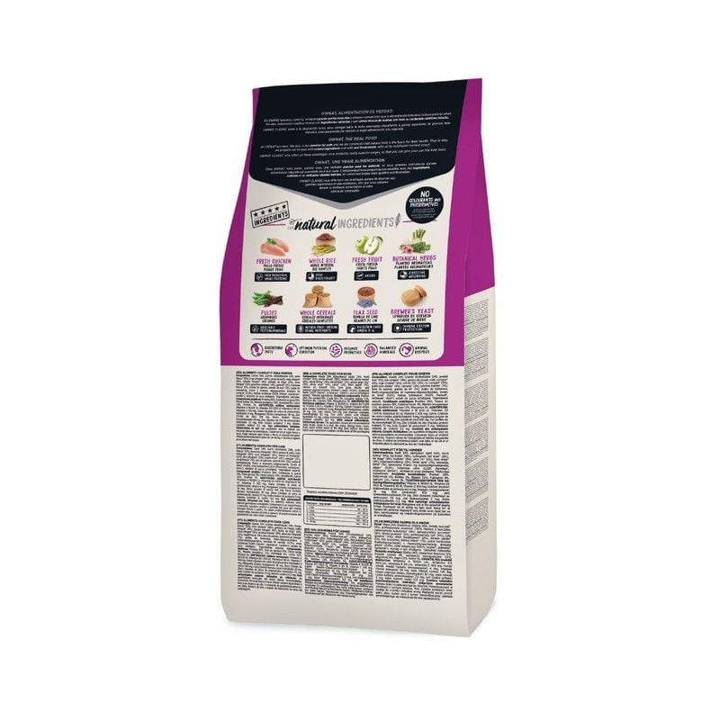 Sac de croquettes Ownat Classic Mini Adulte pour petites races, à base de poulet frais et d'ingrédie