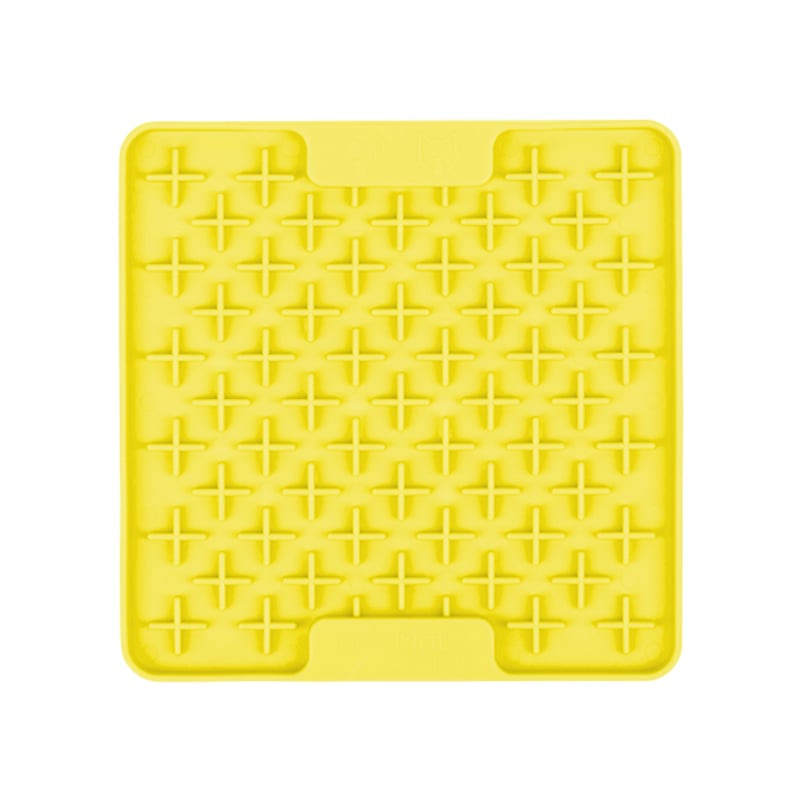 Tapis à lécher LickiMat Mini Buddy 1964533 turquoise texturé vu de dessus