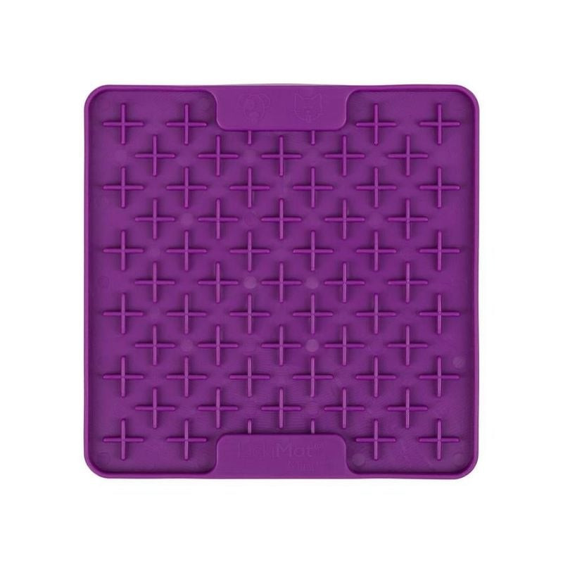 Tapis à lécher LickiMat Mini Buddy texturé pour chiens et chats - vue de face