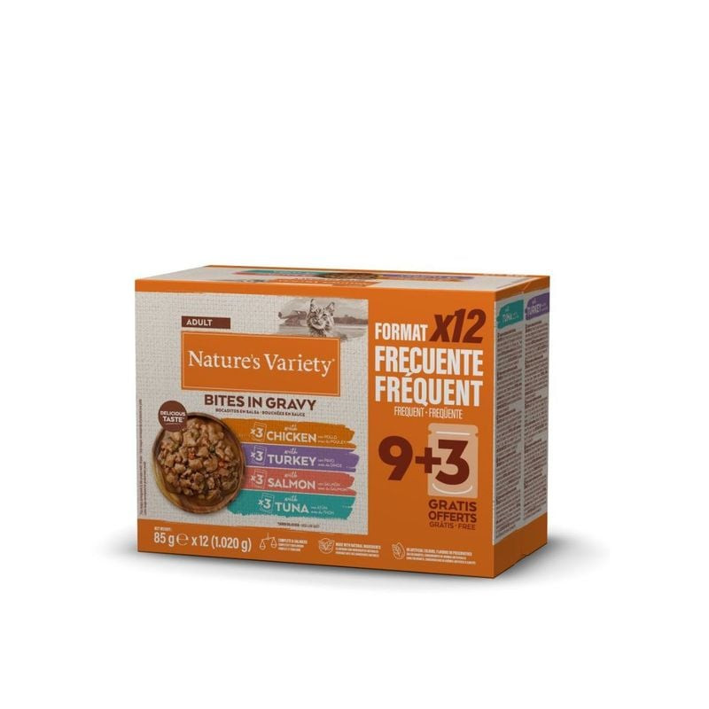 Deuxième visuel du multipack NATURE'S VARIETY 1966901 avec détails produit.