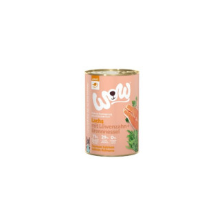 Pâtée WOW Saumon 400g - Sans céréales, naturelle & gourmande