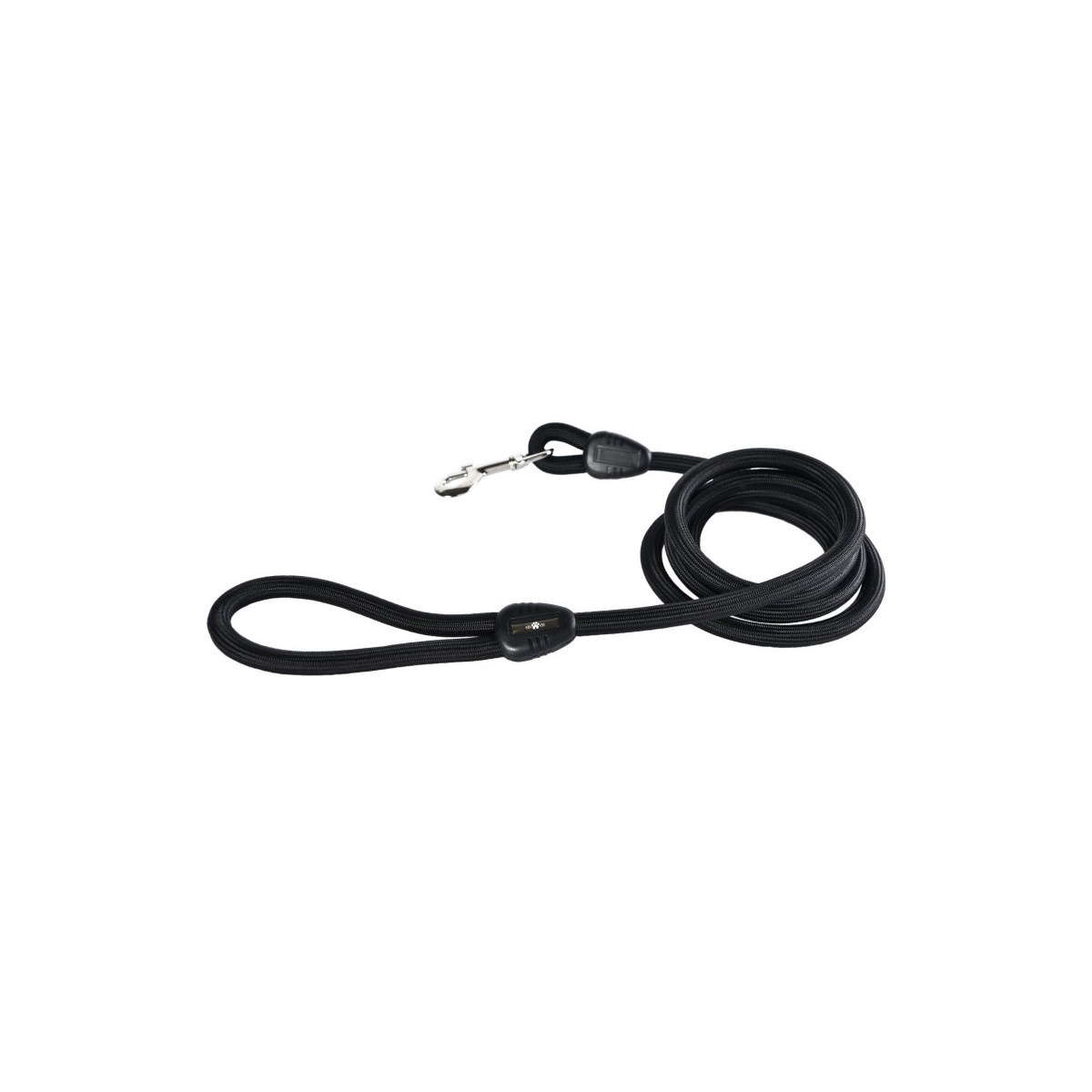 Longe corde Bubimex noire - 5m - Diamètre 1,2cm - Idéale pour chien