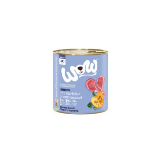 Pâtée WOW Chien Adulte - Agneau 800g - 71% Viande Naturelle