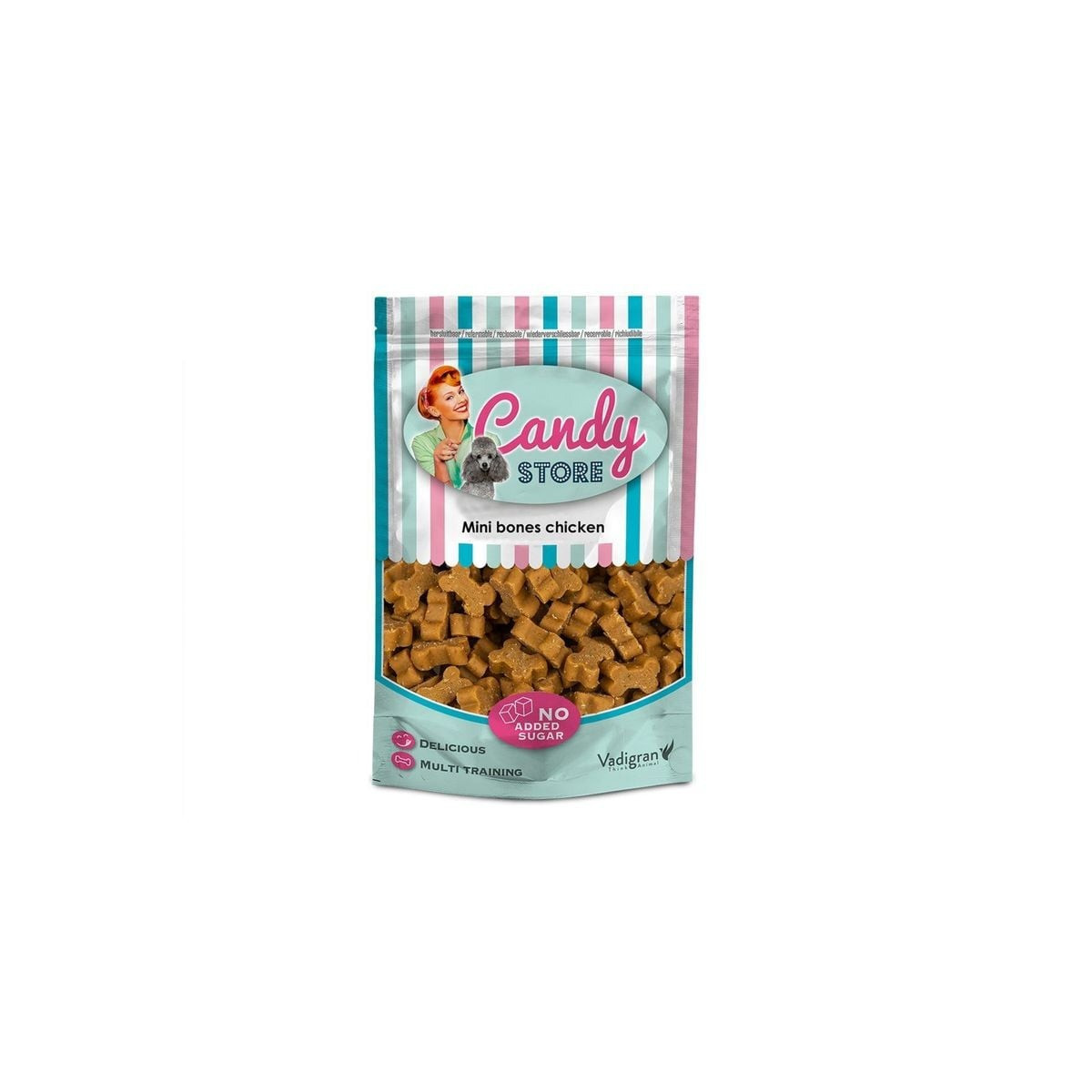 Vadigran Friandises Éducation Chien - Mini Os Poulet 180g