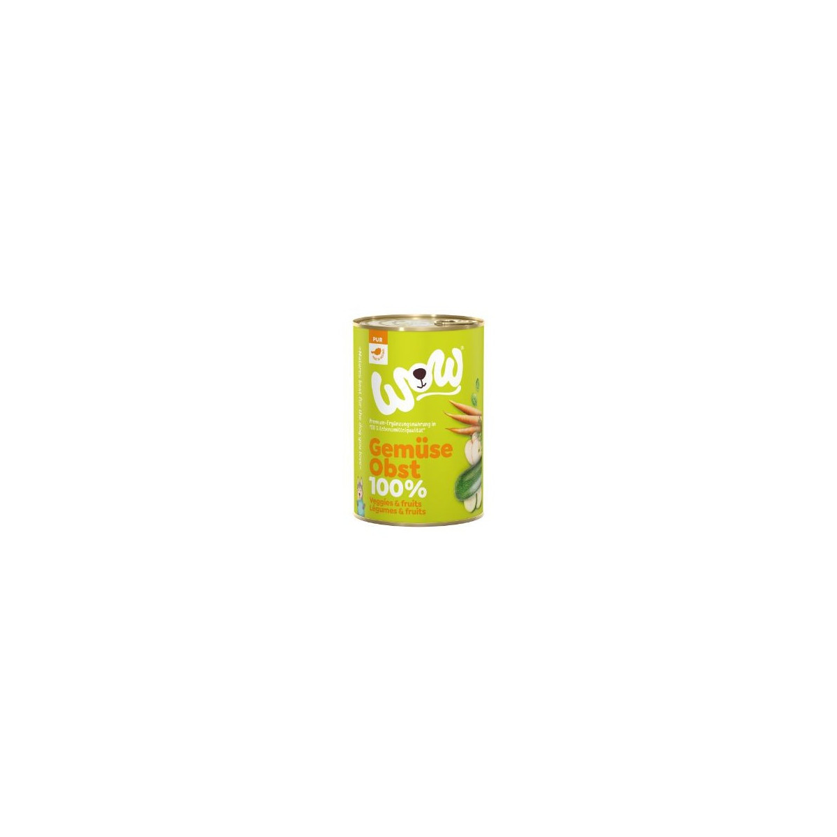 Wow Pâtée Chien 100% Légumes & Fruits - Sans Céréales - 400g
