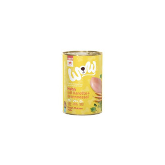 Pâtée Wow Chiot Junior Poulet 400g - 71% Viande, Sans Céréales