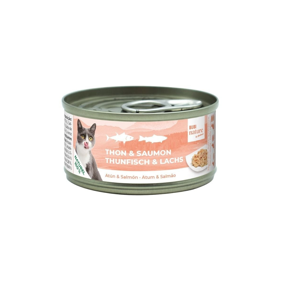 Bubimex Pâtée Chat Thon & Saumon 140g - Naturelle & Sans Additifs