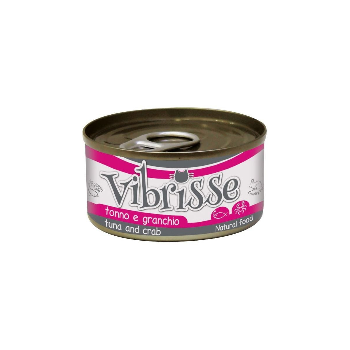 Pâtée Vibrisse chat thon & crabe 70g - Naturelle et savoureuse