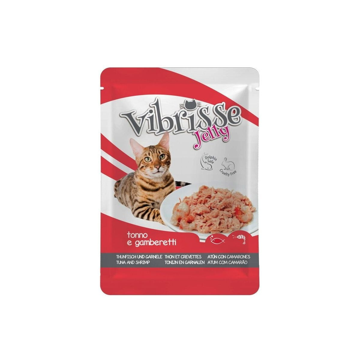 Pâtée Vibrisse Thon & Crevettes 70g - Saveur gourmande pour chats