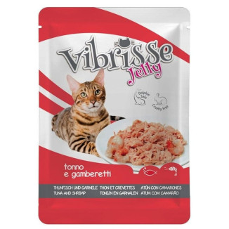 Pâtée Vibrisse Thon & Crevettes 70g - Saveur gourmande pour chats