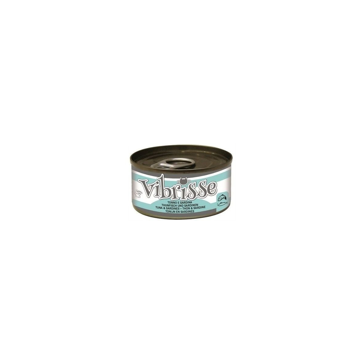 Vibrisse Pâtée Thon Sardine 70g : sans additifs, riche en protéines