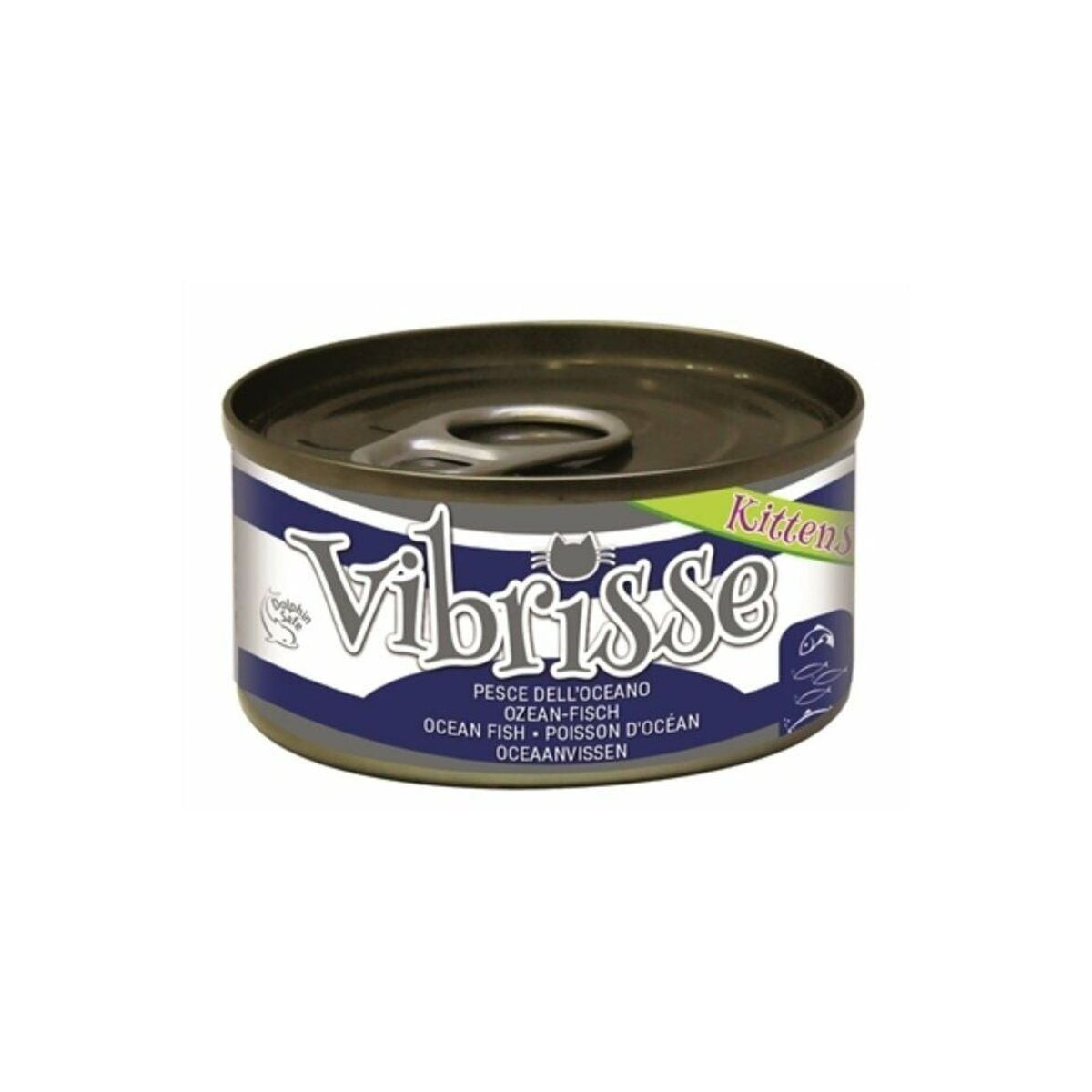 Vibrisse Pâtée Chaton Poisson 70g - Sans additifs, riche en oméga-3