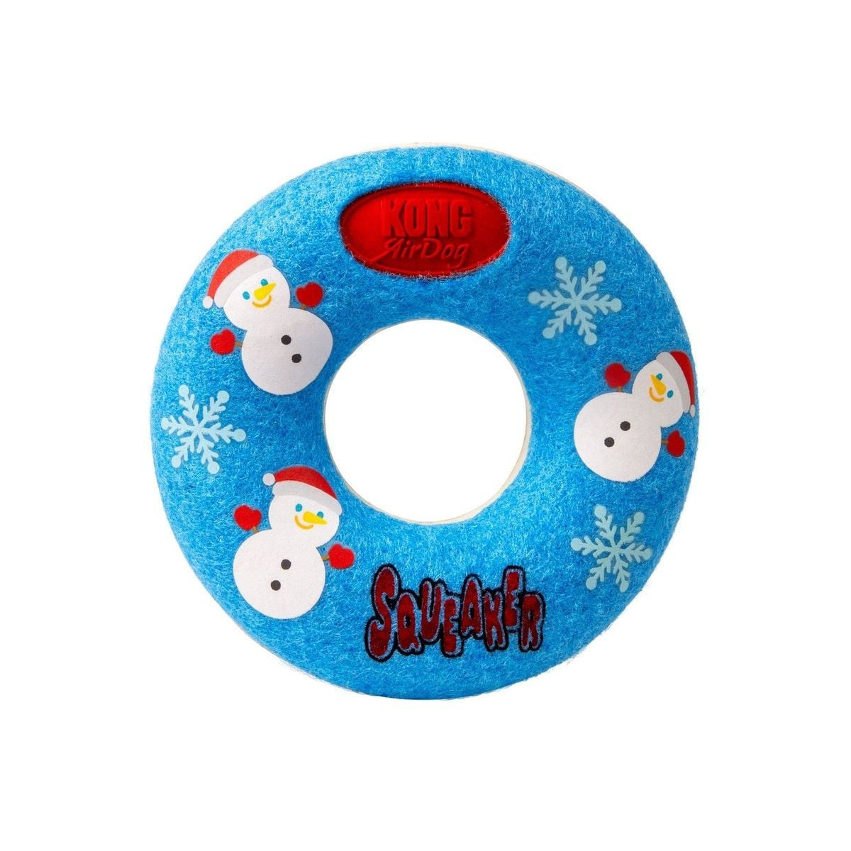 Jouet KONG AirDog Donut bleu - Stimulation et rebond pour chien moyen