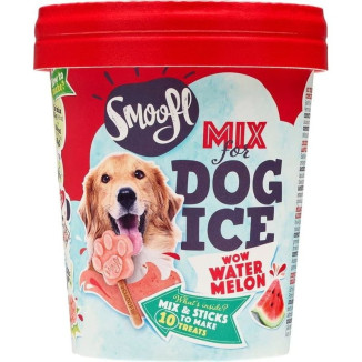 Smoofl Glace Pastèque Chien - Bâtonnets Rafraîchissants Sans Lactose