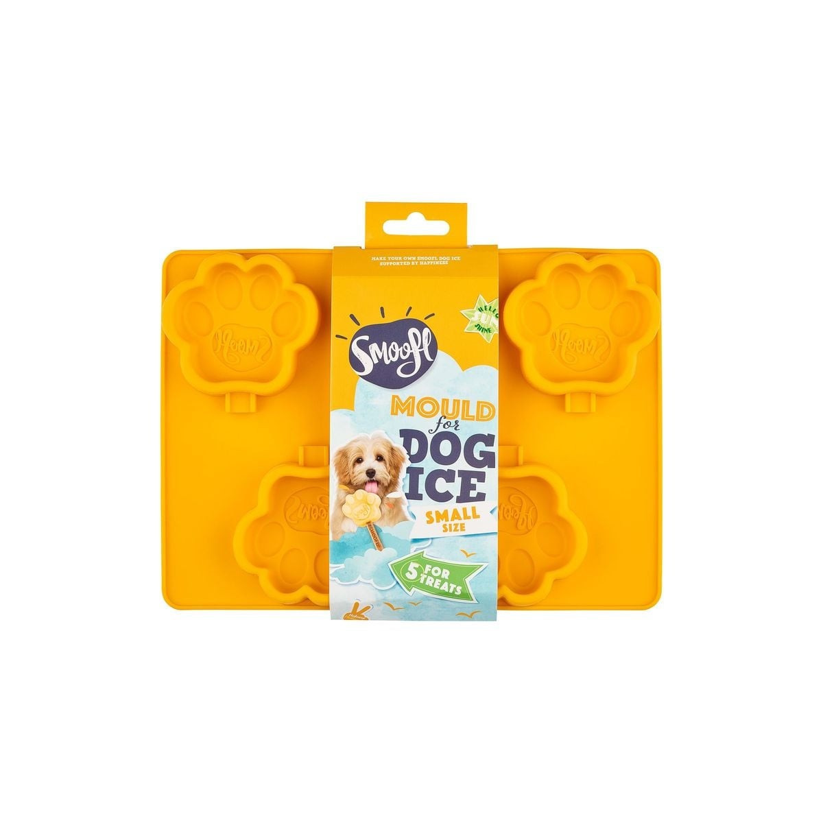 Moule glace chien Smoofl Small - Friandises glacées faciles à démouler