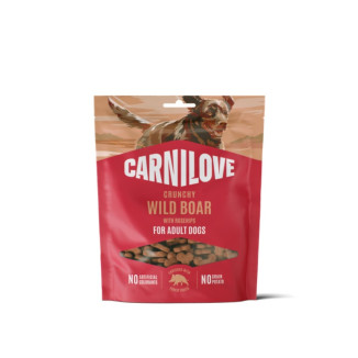 Friandise CARNILOVE chien : Crunchy sanglier 200g - 50% viande