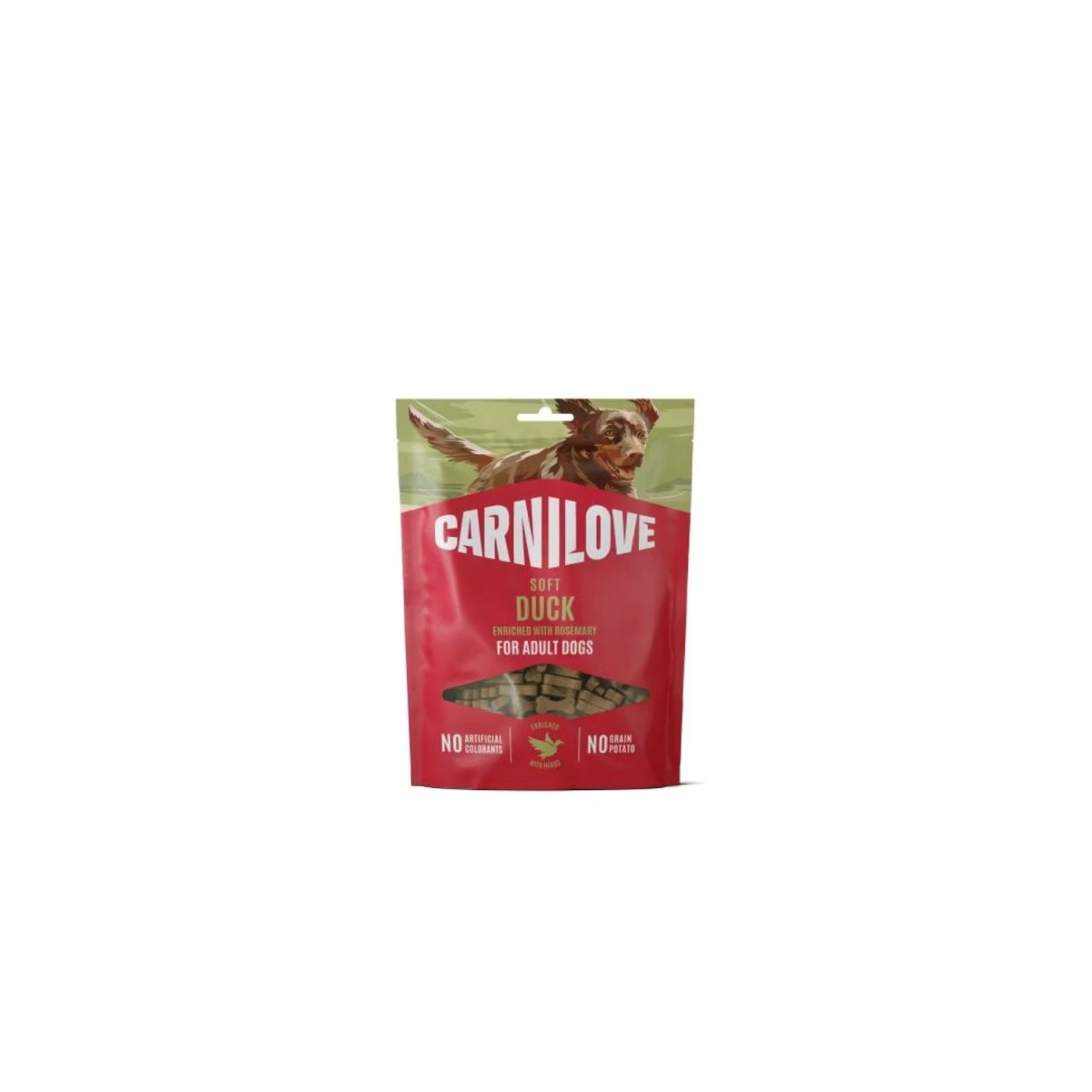 Friandises Canard Romarin CARNILOVE - 200g - Sans céréales