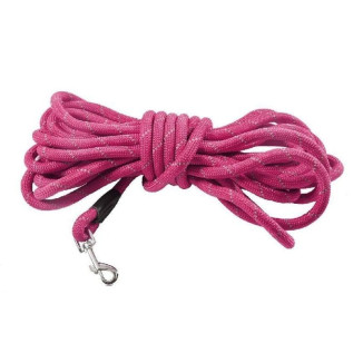 Longe chien CROCI 10m fuchsia - Liberté et sécurité en promenade