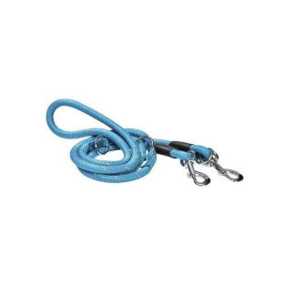 Laisse CROCI Walk chien - 3 longueurs - Bleu - Résistance et confort