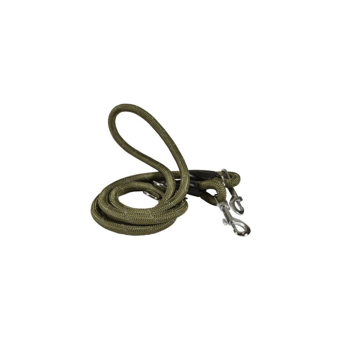 Laisse chien CROCI Bobby Walk kaki - 3 longueurs ajustables 180 cm