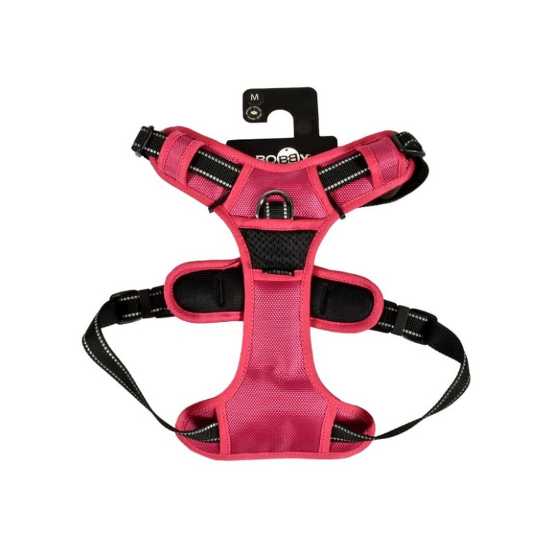 Harnais CROCI Bobby Rando Walk - Anti-traction Fuchsia M pour chien