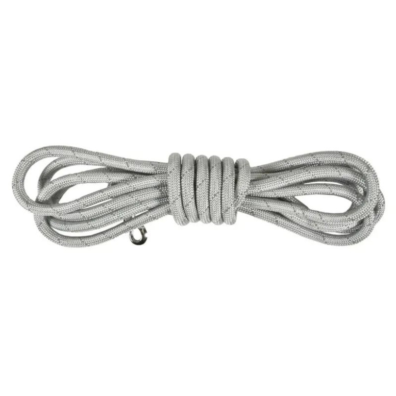 Longe chien Croci 5m gris - Anti-traction, flexible et réfléchissante