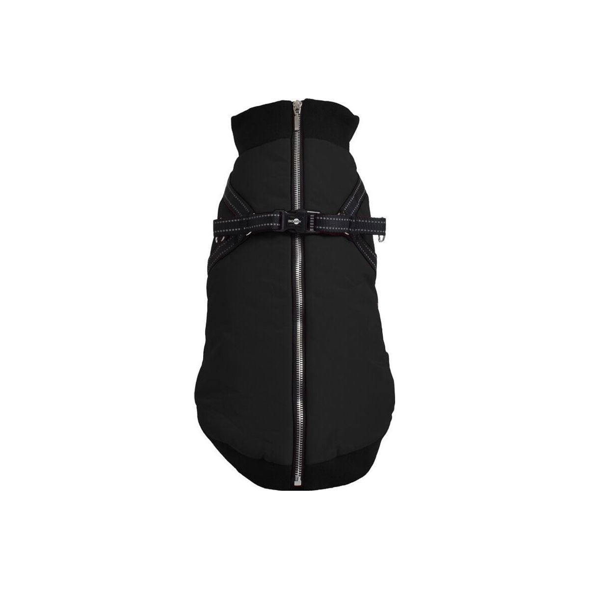 Manteau CROCI Easy Bomber Noir imperméable pour chien - Taille 30S