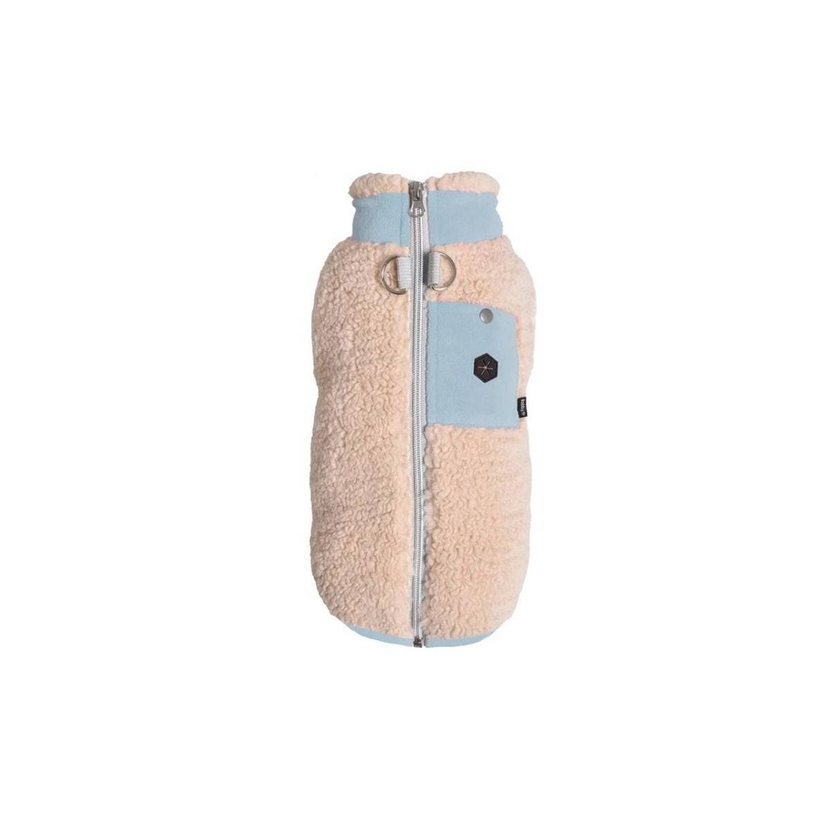 Pull Alpaga Bleu Croci - Veste Chien Chaud 32S, Fermeture Éclair