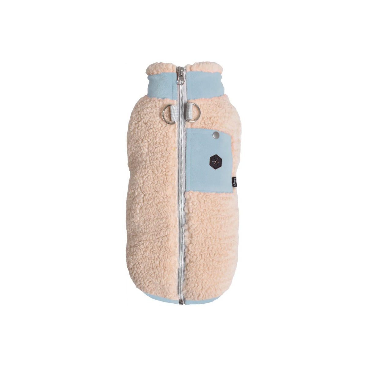 Pull Alpaga Bleu CROCI - Chaud & Pratique pour Chien Taille 36M